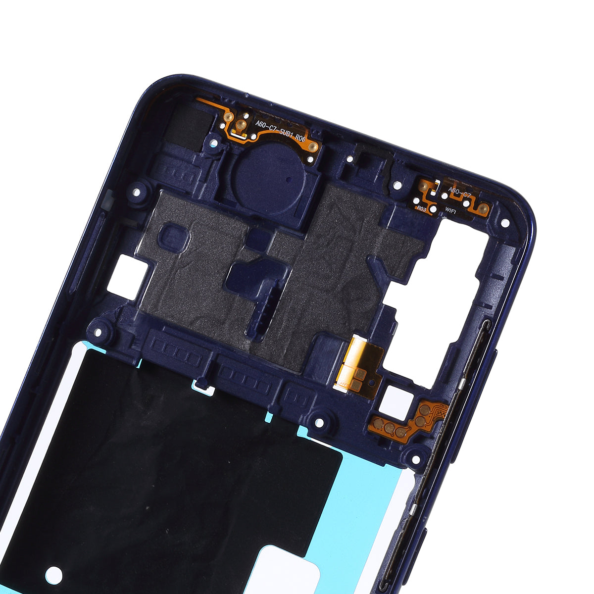 OEM Middle Plate Frame Part (Plastic) for Samsung Galaxy A60 SM-A606F - Blue