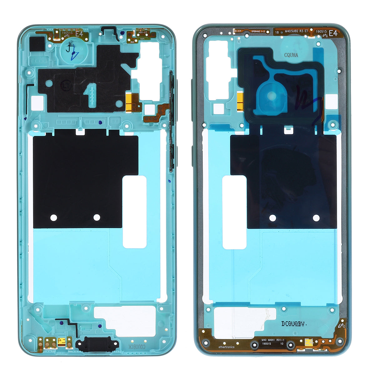 OEM Middle Plate Frame Part (Plastic) for Samsung Galaxy A60 SM-A606F - Green