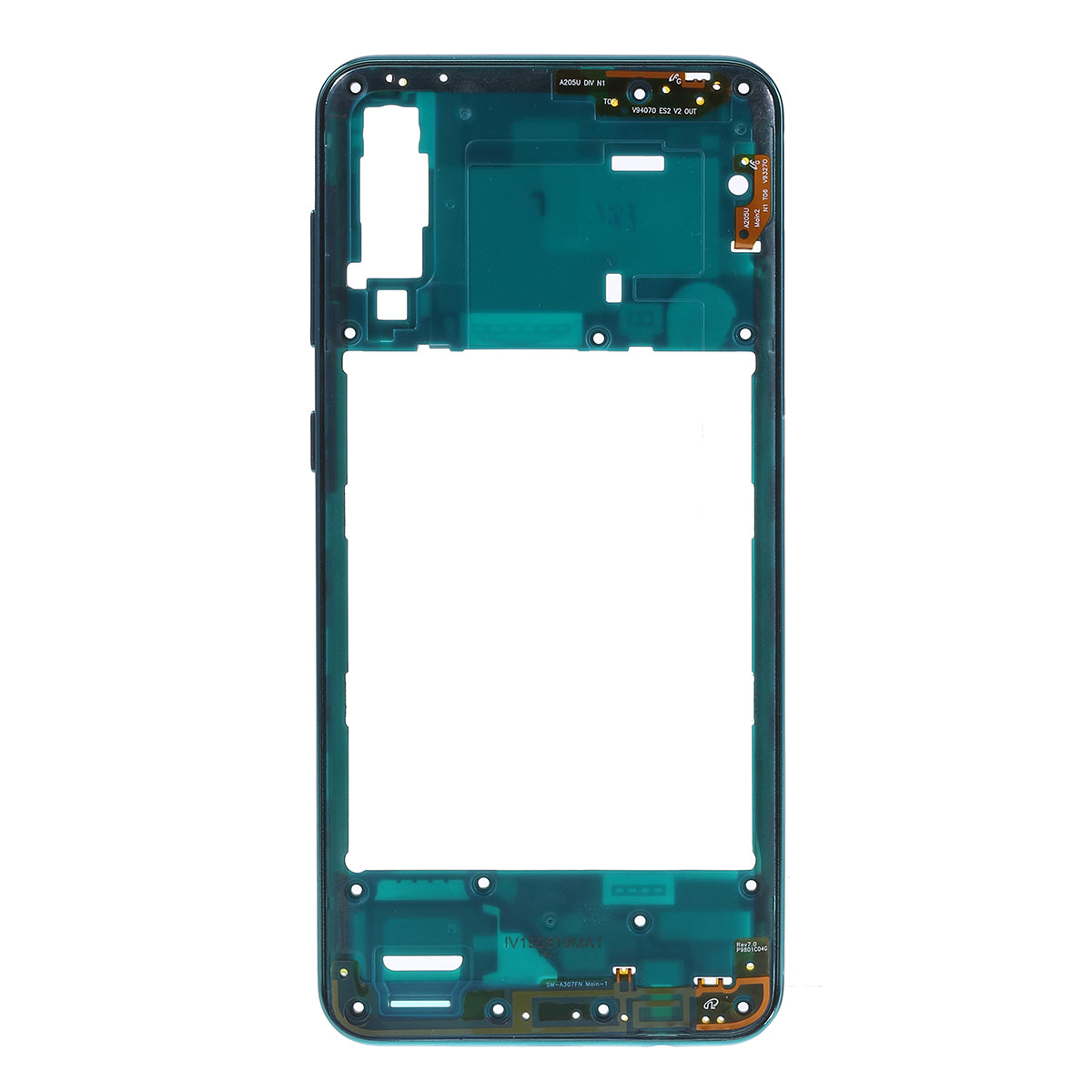 OEM Middle Plate Frame Repair Part (Plastic) for Samsung Galaxy A30s SM-A307F - Green
