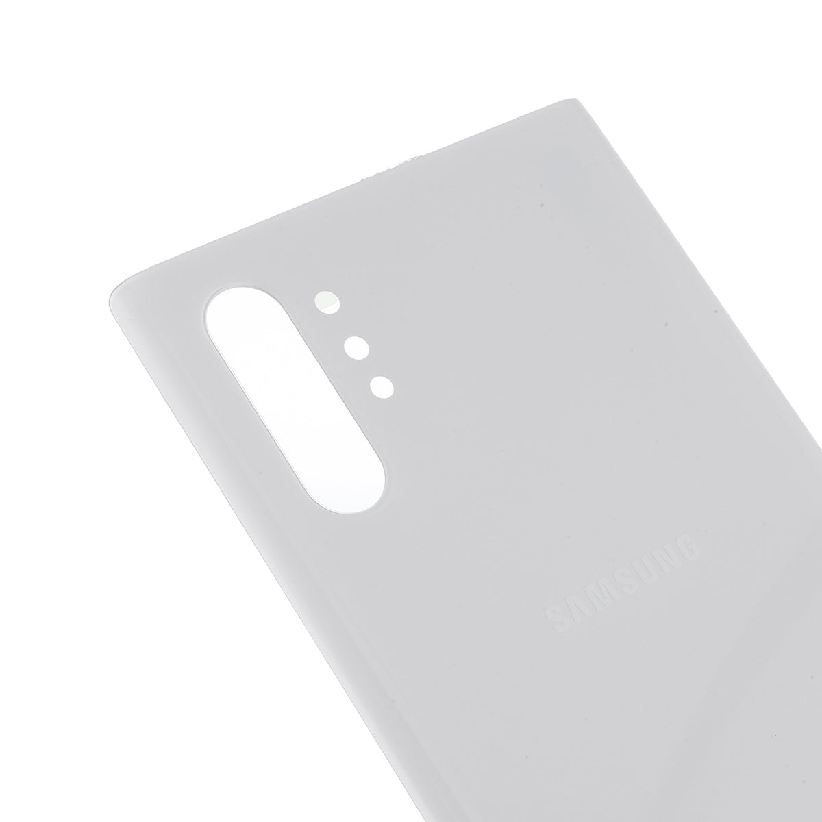 Glass Battery Housing Cover with Adhesive Sticker for Samsung Galaxy Note 10 Plus - White