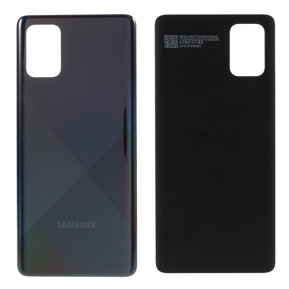 OEM for Samsung Galaxy A71 A715 Back Battery Housing without Adhesive Sticker - Black