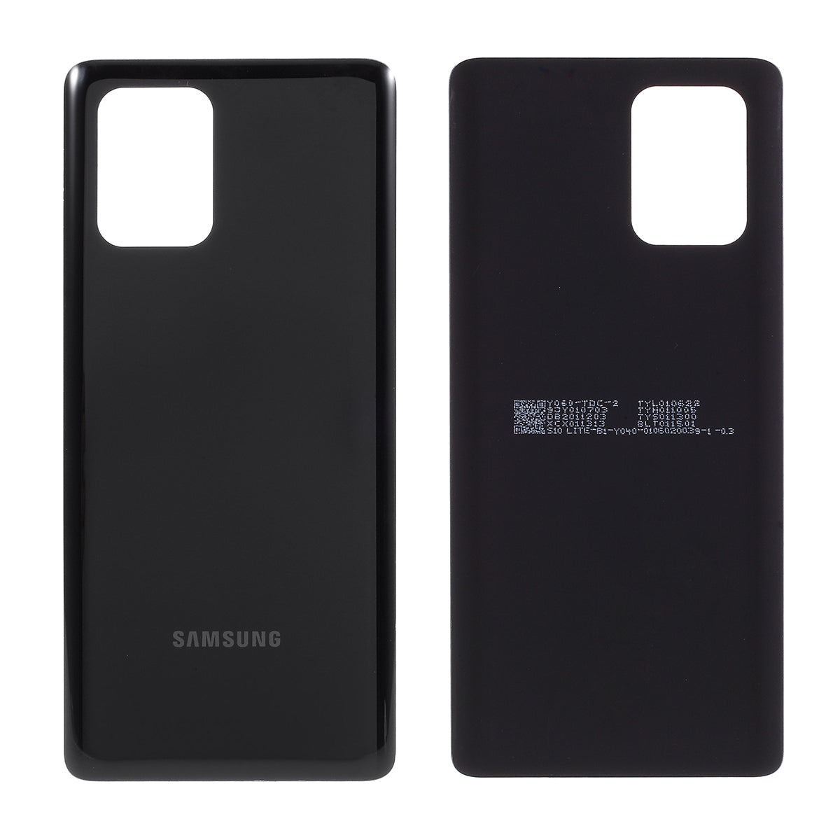 OEM for Samsung Galaxy A91/S10 Lite Back Battery Housing without Adhesive Sticker - Black