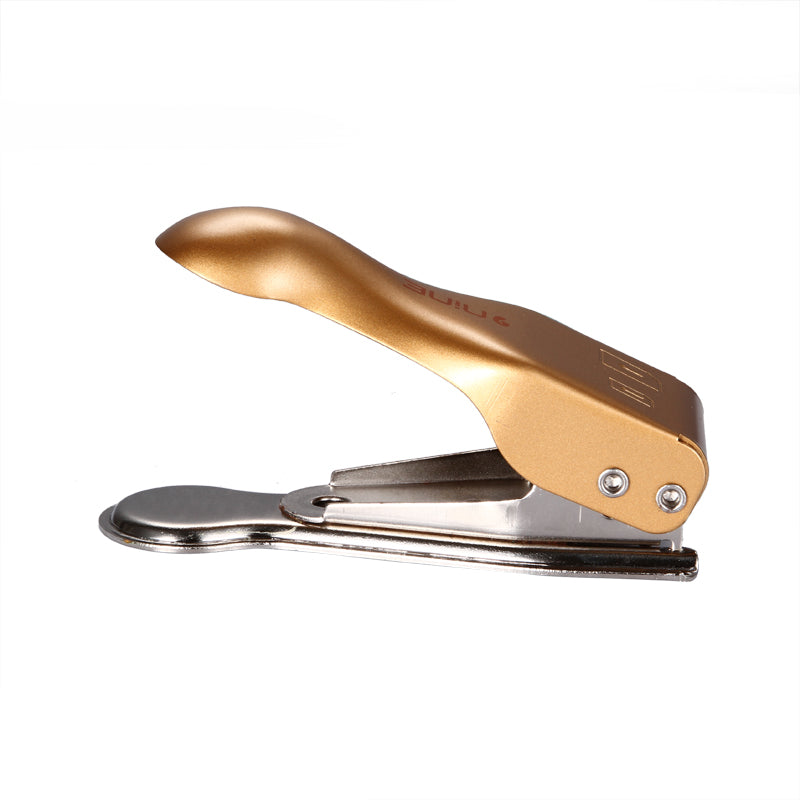 D9ELEMENT 2 in 1 Micro/Nano SIM Card Cutter for iPhone Samsung - Gold Color