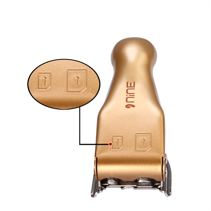 D9ELEMENT 2 in 1 Micro/Nano SIM Card Cutter for iPhone Samsung - Gold Color