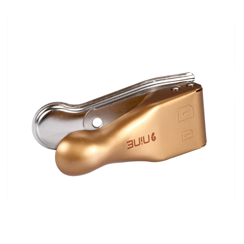 D9ELEMENT 2 in 1 Micro/Nano SIM Card Cutter for iPhone Samsung - Gold Color