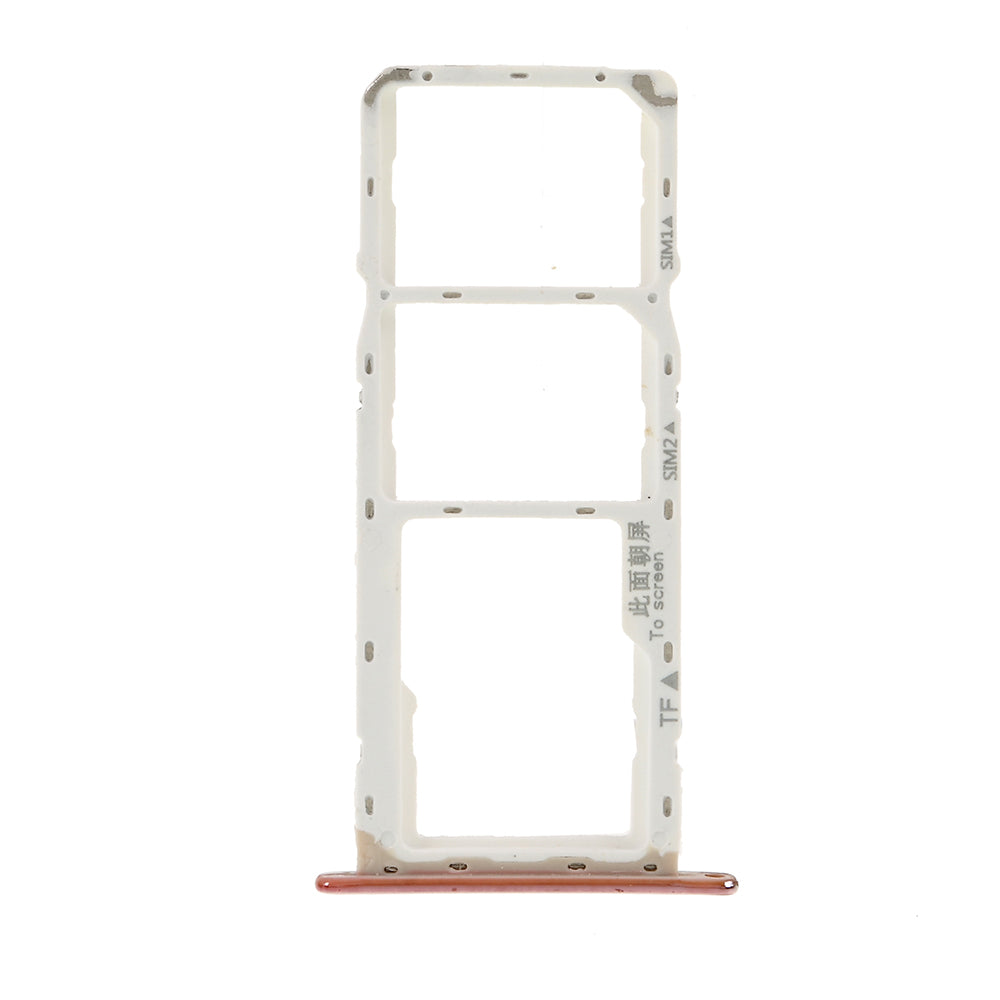 OEM Dual SIM Card + Micro SD Card Tray Holders Part for Huawei Y6 (2018) / Enjoy 8e - Rose Gold