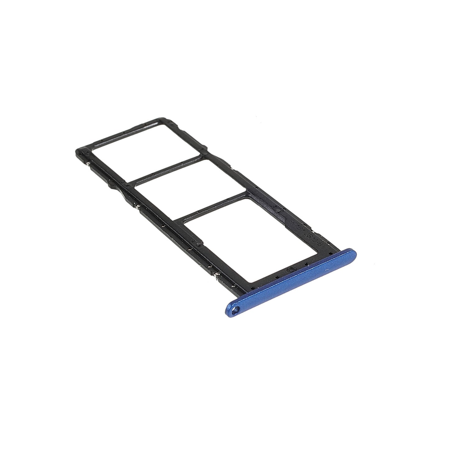 OEM Dual SIM Card + TF Card Tray Holder Replacement (without Logo) for Honor 8X/View 10 Lite - Blue