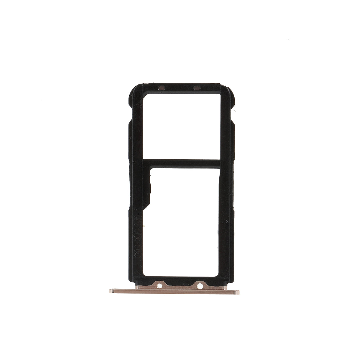 OEM Dual SIM Micro SD Card Tray Holder Replacement for Huawei Mate 20 Lite - Black - Gold