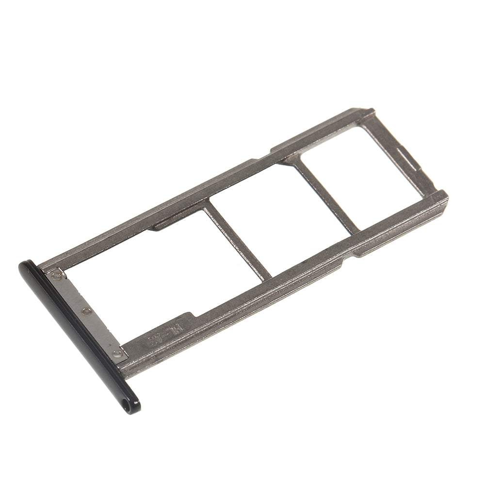 OEM Dual SIM Micro SD Card Tray Slot Replacement Part for Motorola Moto E5 Plus - Black