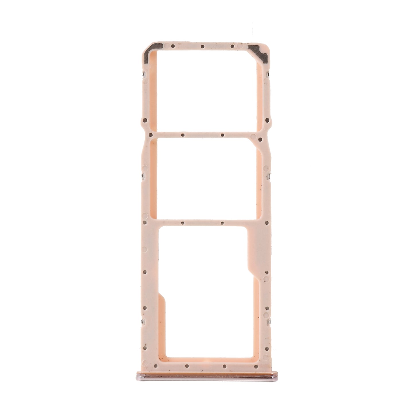 OEM Dual SIM Micro SD Card Tray Slot Repair Part for Huawei Y9 (2019) / Enjoy 9 Plus - Rose Gold