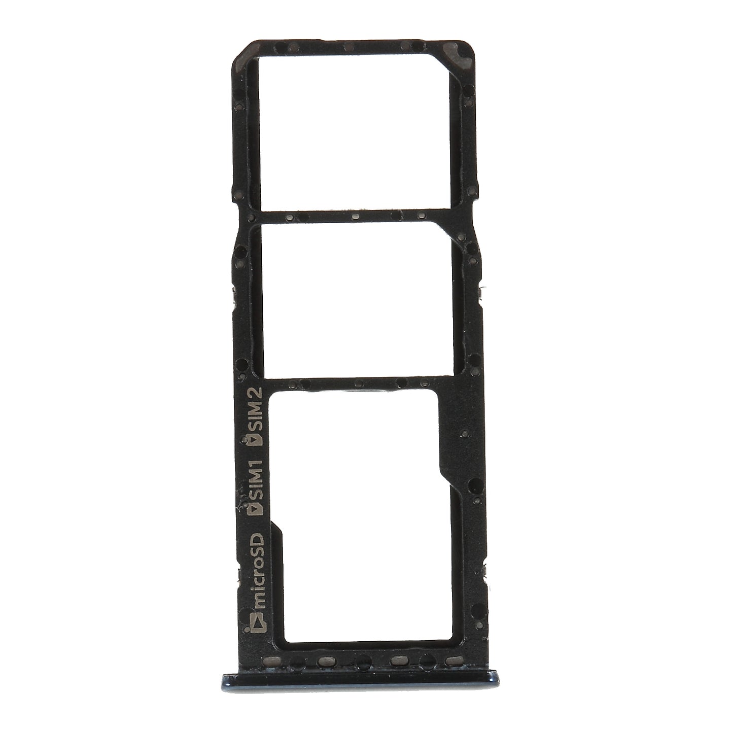 OEM for Samsung Galaxy A7 (2018) A750 Dual SIM + SD Card Tray Holder Part - Black