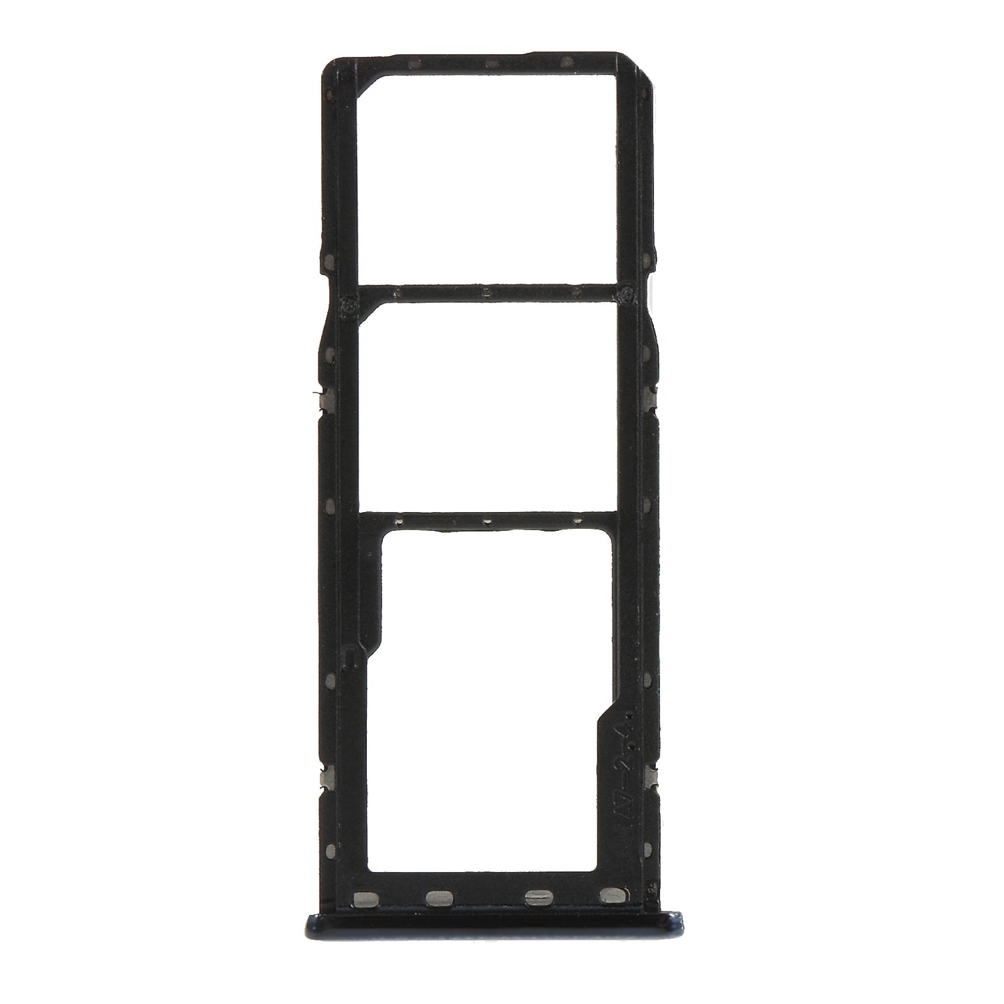 OEM for Samsung Galaxy A7 (2018) A750 Dual SIM + SD Card Tray Holder Part - Black