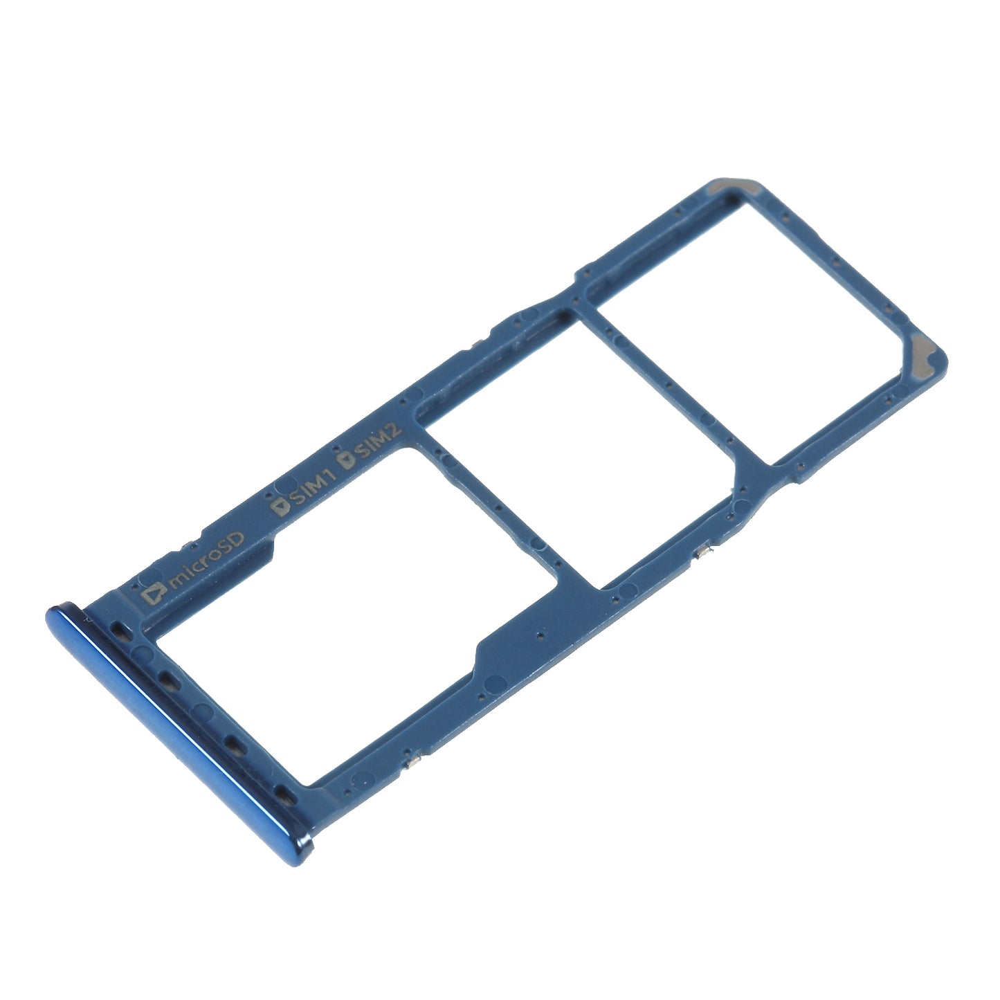 OEM for Samsung Galaxy A7 (2018) A750 Dual SIM + SD Card Tray Holder Part - Blue