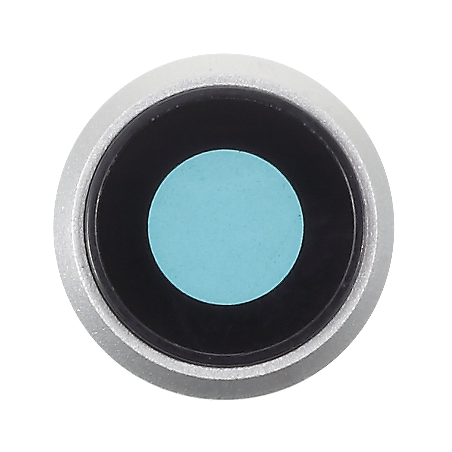 Back Camera Lens Ring Cover with Glass Lens for iPhone 8 4.7 inch - Silver