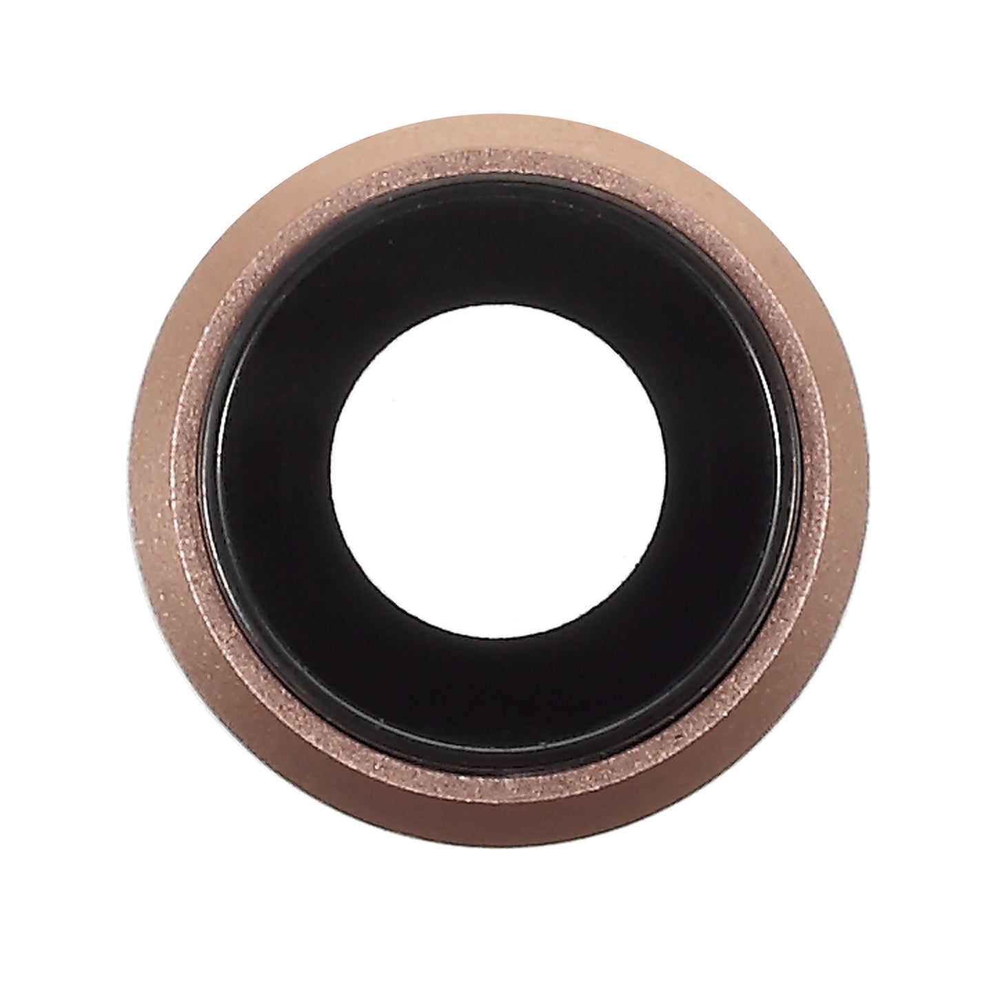 Back Camera Lens Ring Cover with Glass Lens for iPhone 8 4.7 inch - Gold
