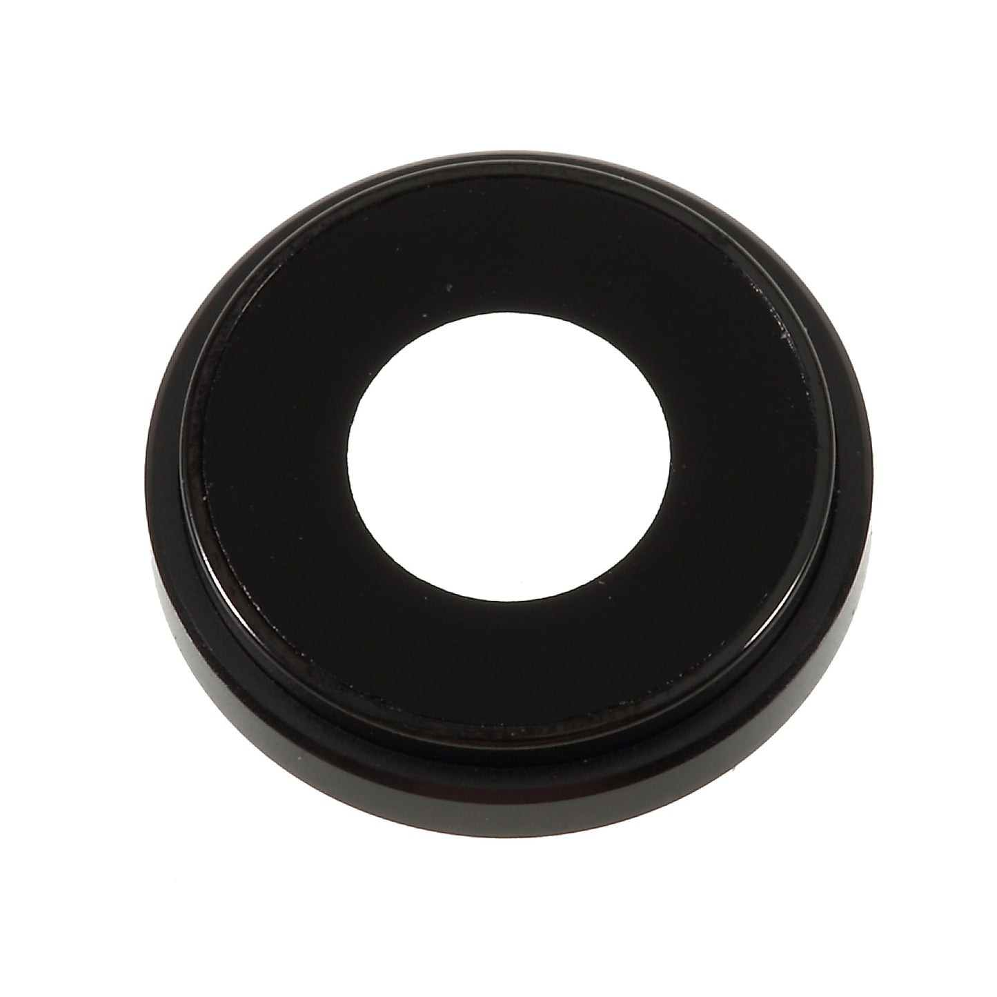 Rear Camera Lens Ring Cover with Glass Lens for iPhone XR 6.1 inch - Black