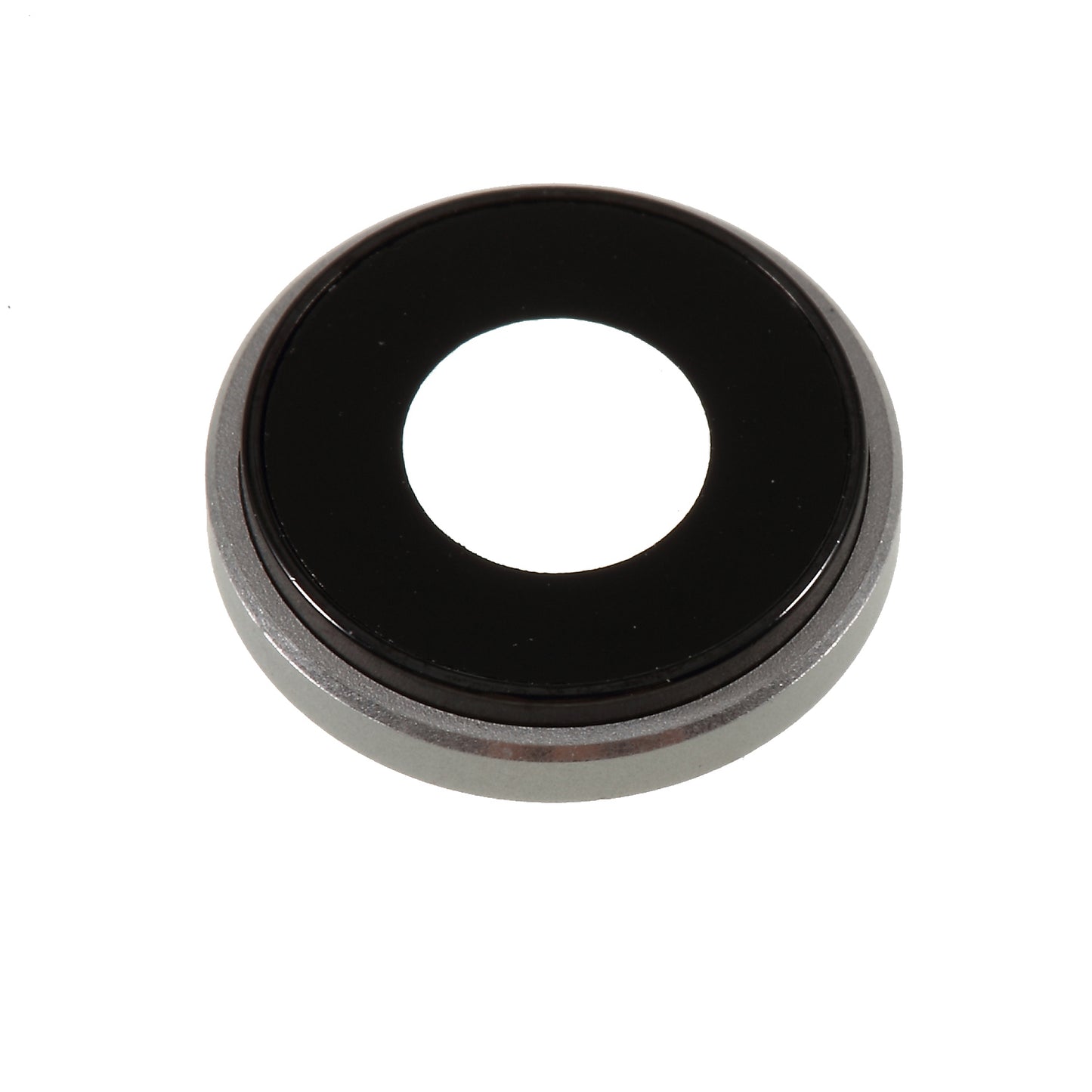 Rear Camera Lens Ring Cover with Glass Lens for iPhone XR 6.1 inch - Silver