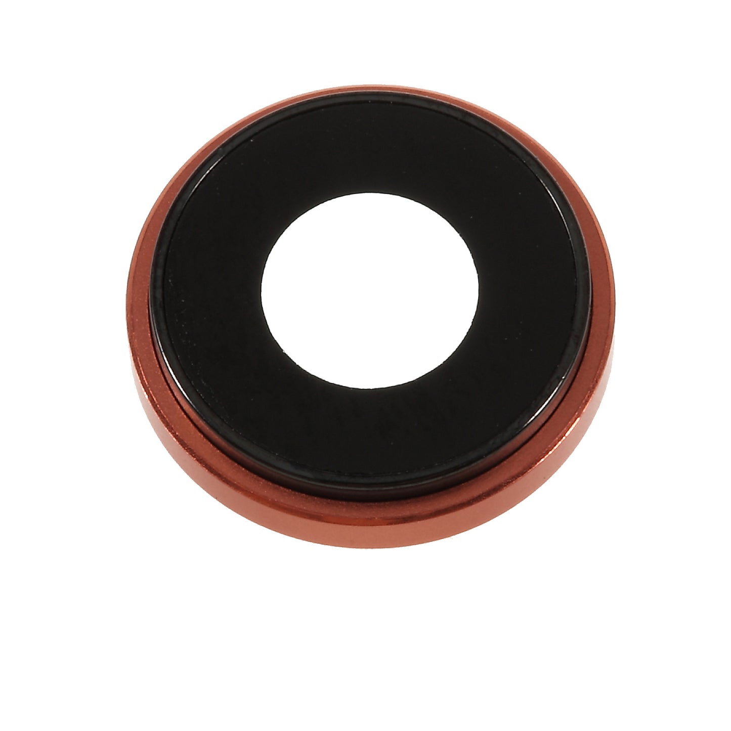 Rear Camera Lens Ring Cover with Glass Lens for iPhone XR 6.1 inch - Orange