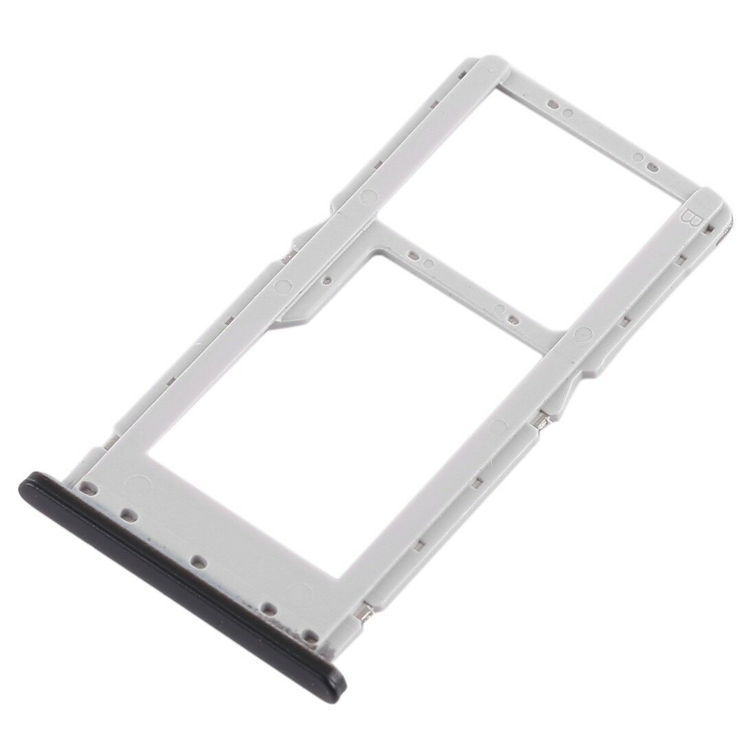 OEM Dual SIM Card Tray Holder Part Replacement for Xiaomi Redmi Note 6 Pro - Black