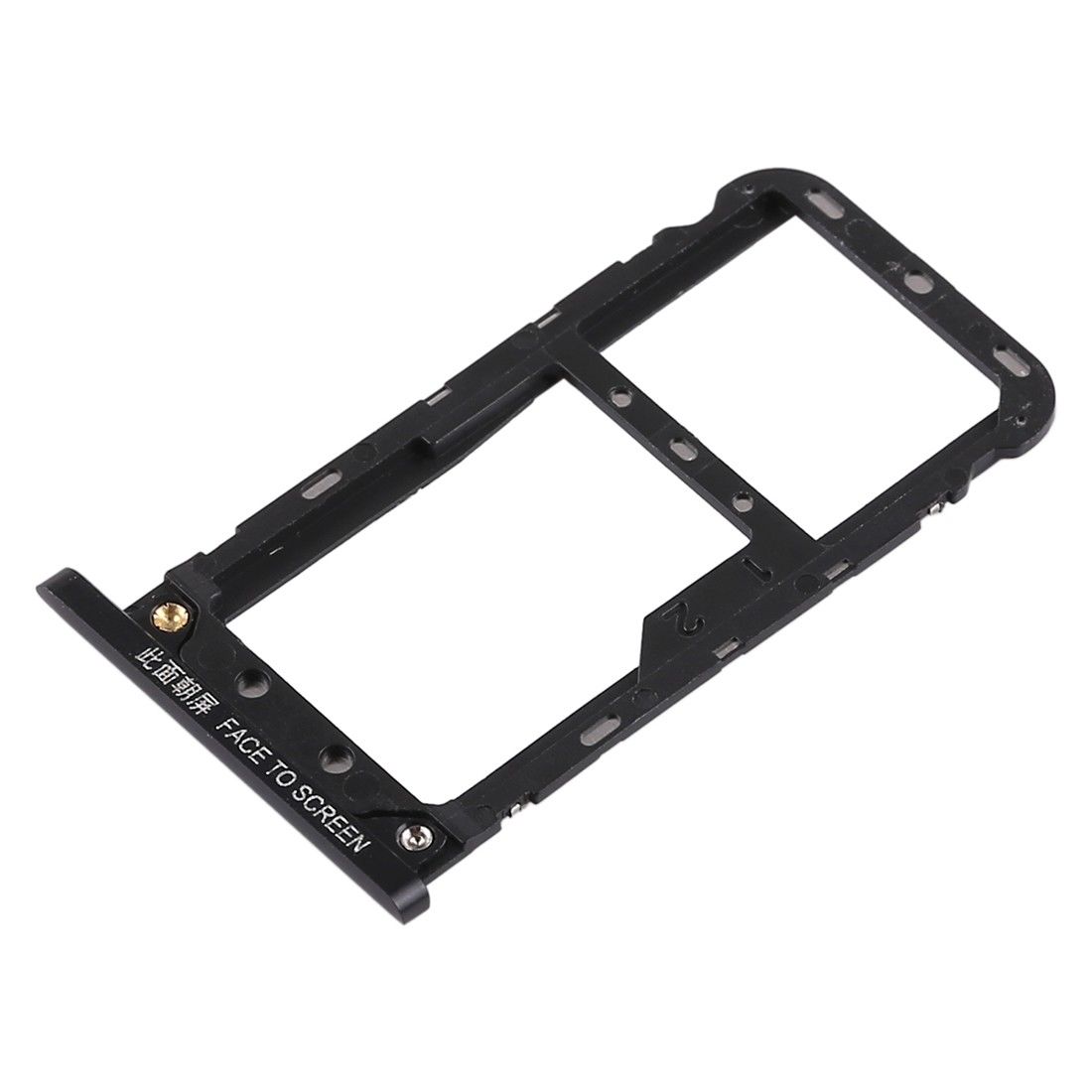 OEM Dual SIM Card Tray Holder Replace Part for Xiaomi Mi Max 3 - Black