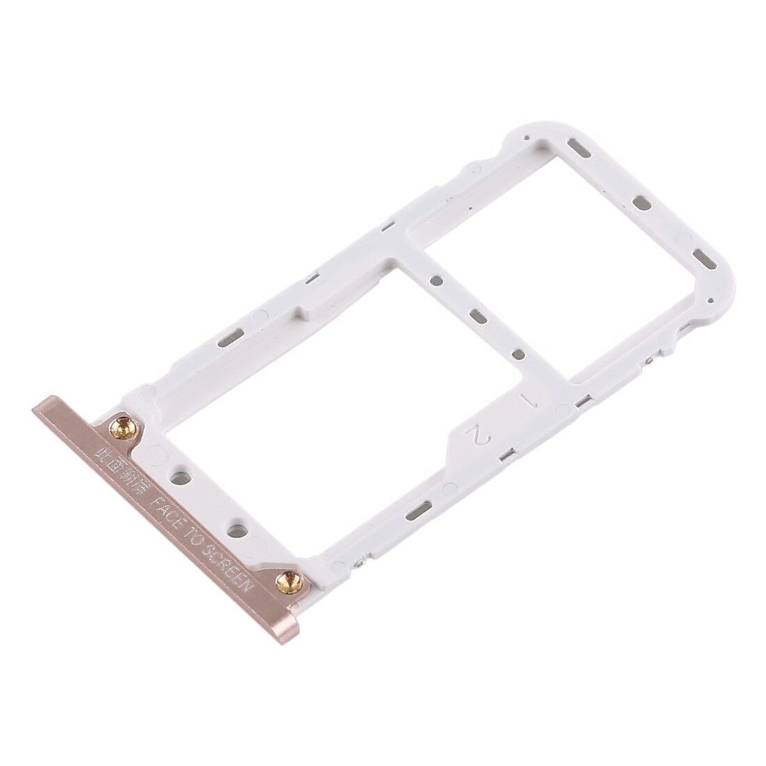 OEM Dual SIM Card Tray Holder Replace Part for Xiaomi Mi Max 3 - Gold