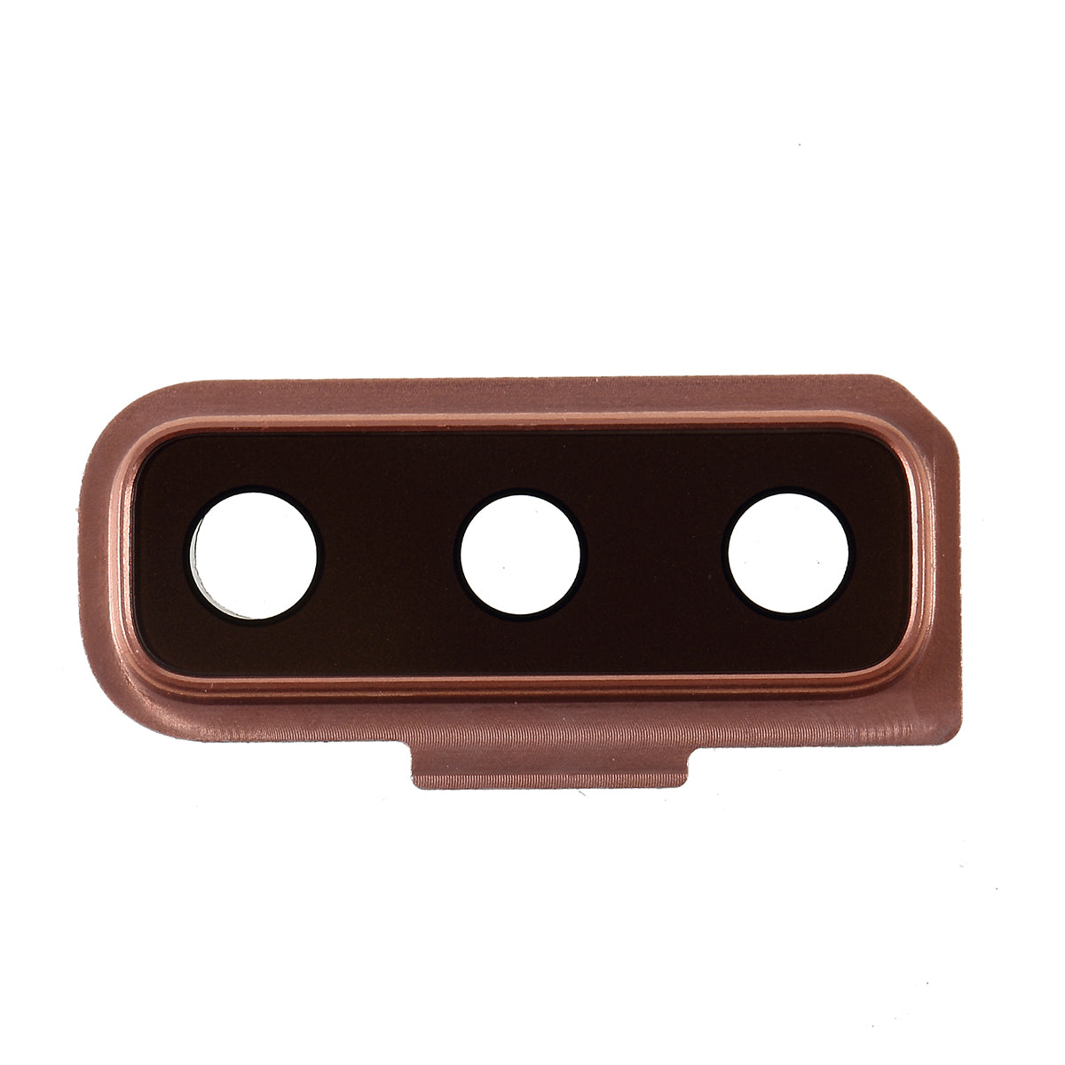 OEM for Samsung Galaxy A7 (2018) A750 Back Camera Lens Cover with Bracket and Glass Replacement Part - Rose