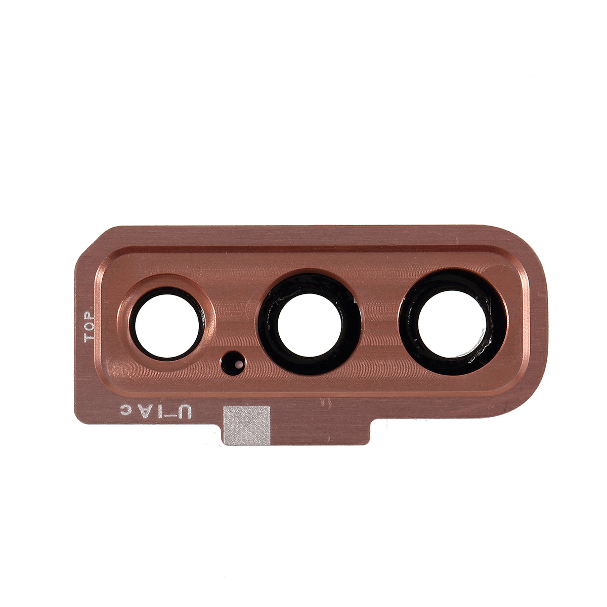 OEM for Samsung Galaxy A7 (2018) A750 Back Camera Lens Cover with Bracket and Glass Replacement Part - Rose