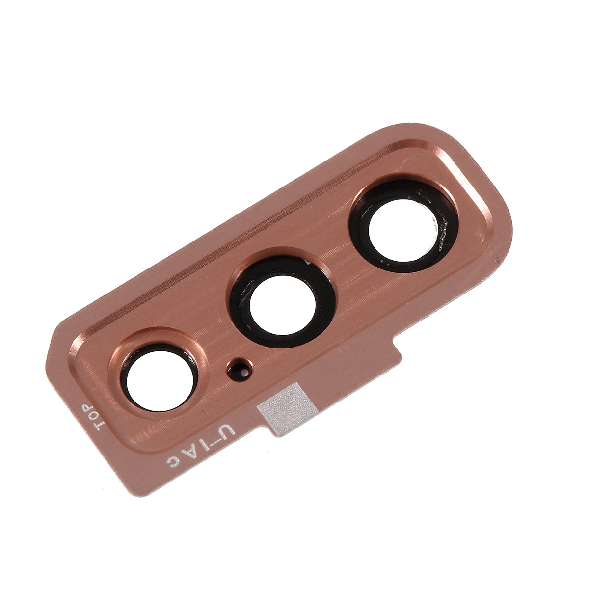 OEM for Samsung Galaxy A7 (2018) A750 Back Camera Lens Cover with Bracket and Glass Replacement Part - Rose