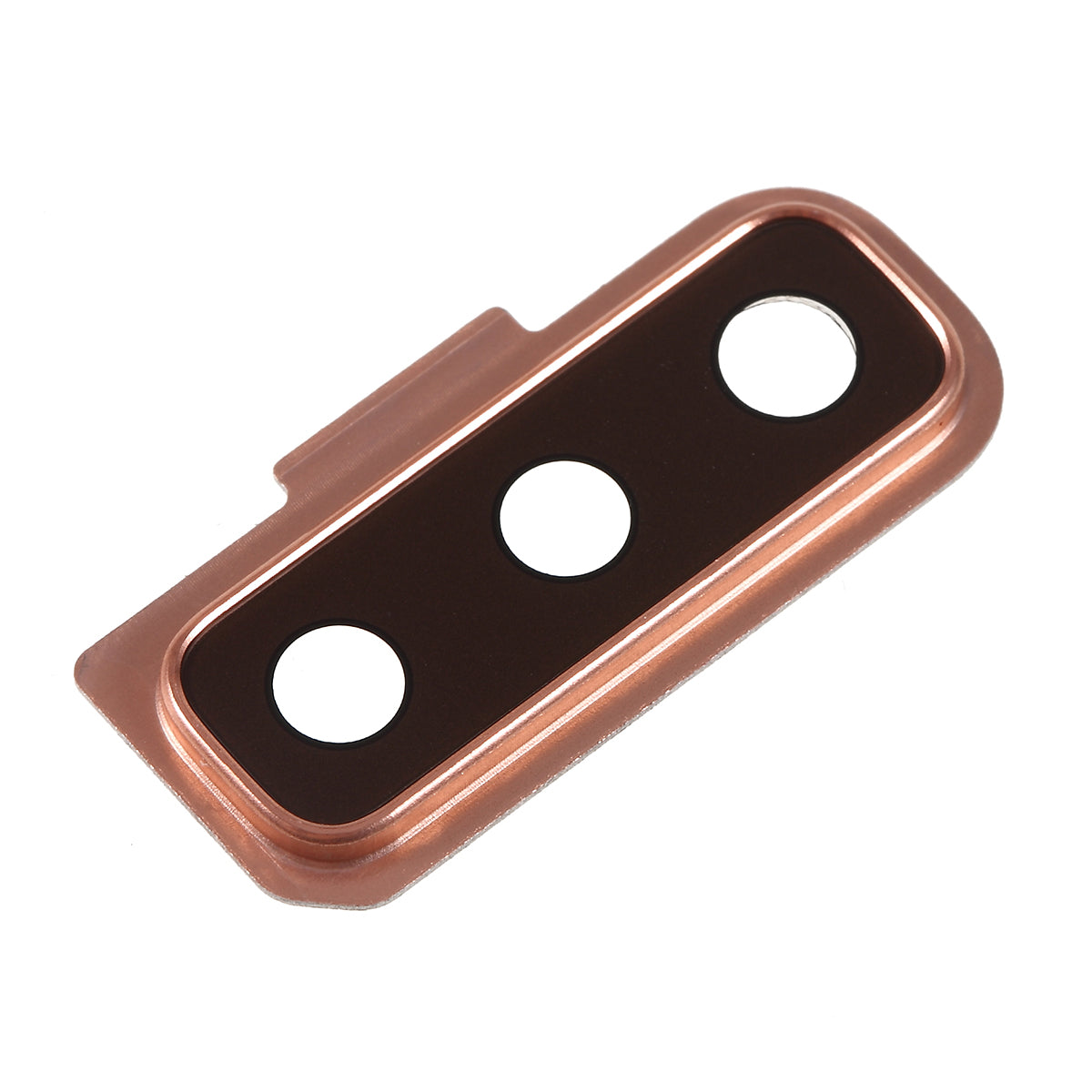 OEM for Samsung Galaxy A7 (2018) A750 Back Camera Lens Cover with Bracket and Glass Replacement Part - Rose