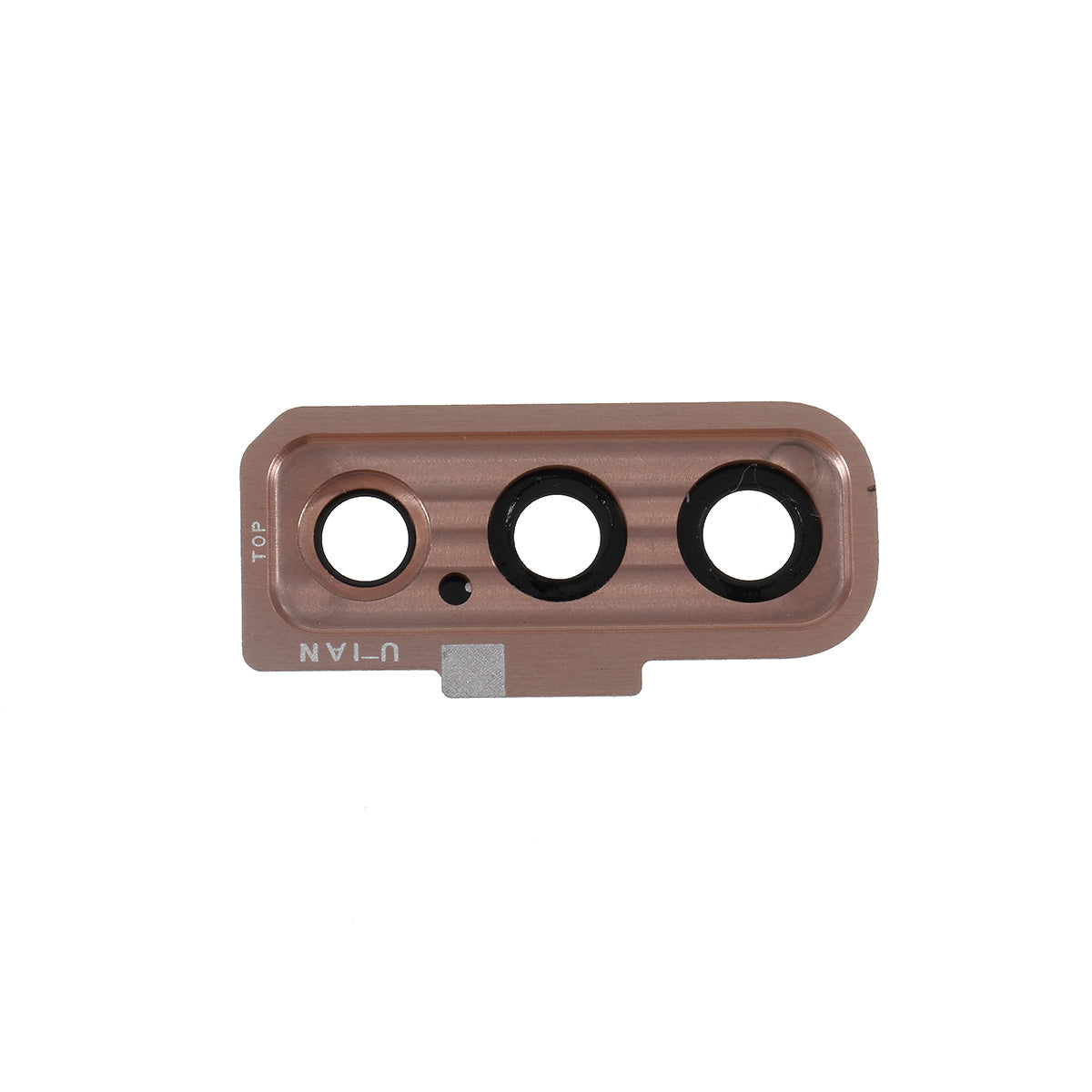 OEM for Samsung Galaxy A7 (2018) A750 Back Camera Lens Cover with Bracket and Glass Replacement Part - Gold