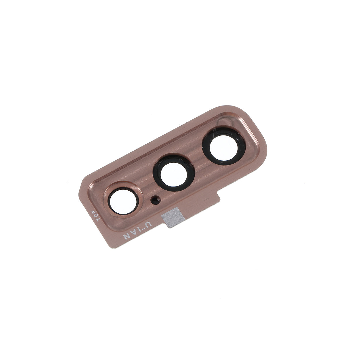 OEM for Samsung Galaxy A7 (2018) A750 Back Camera Lens Cover with Bracket and Glass Replacement Part - Gold