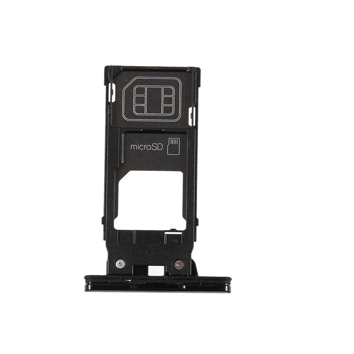 OEM SIM Card Tray Holder for Sony Xperia XZ2 - Black