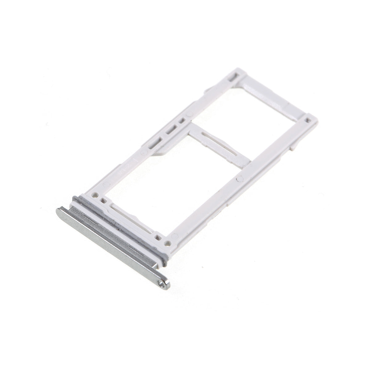OEM Dual SIM Card Tray Slot Part for Samsung Galaxy S10 G973 / S10 Plus G975 - Silver