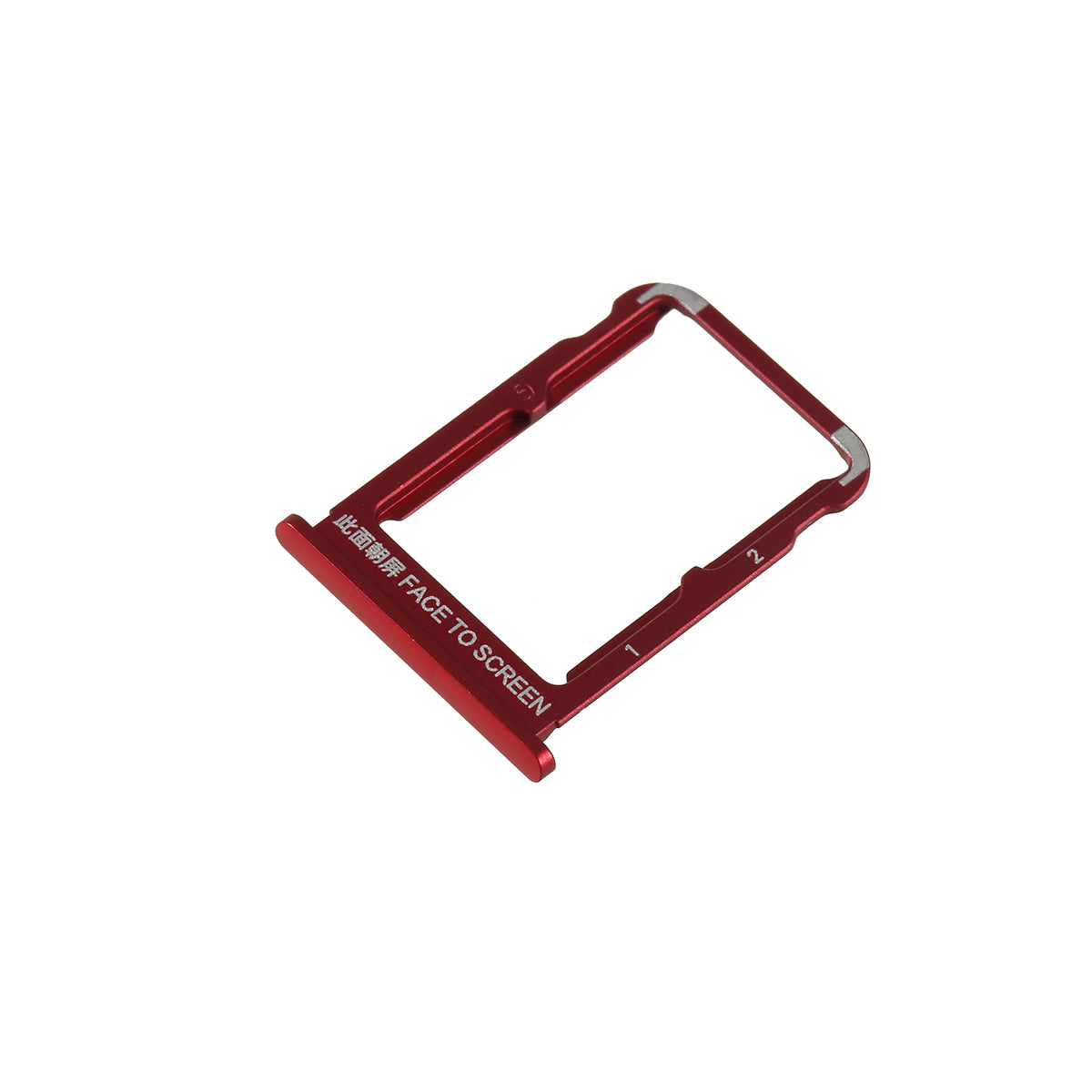 OEM SIM Card Tray Holder for Xiaomi Mi 8 SE (5.88-inch) - Red