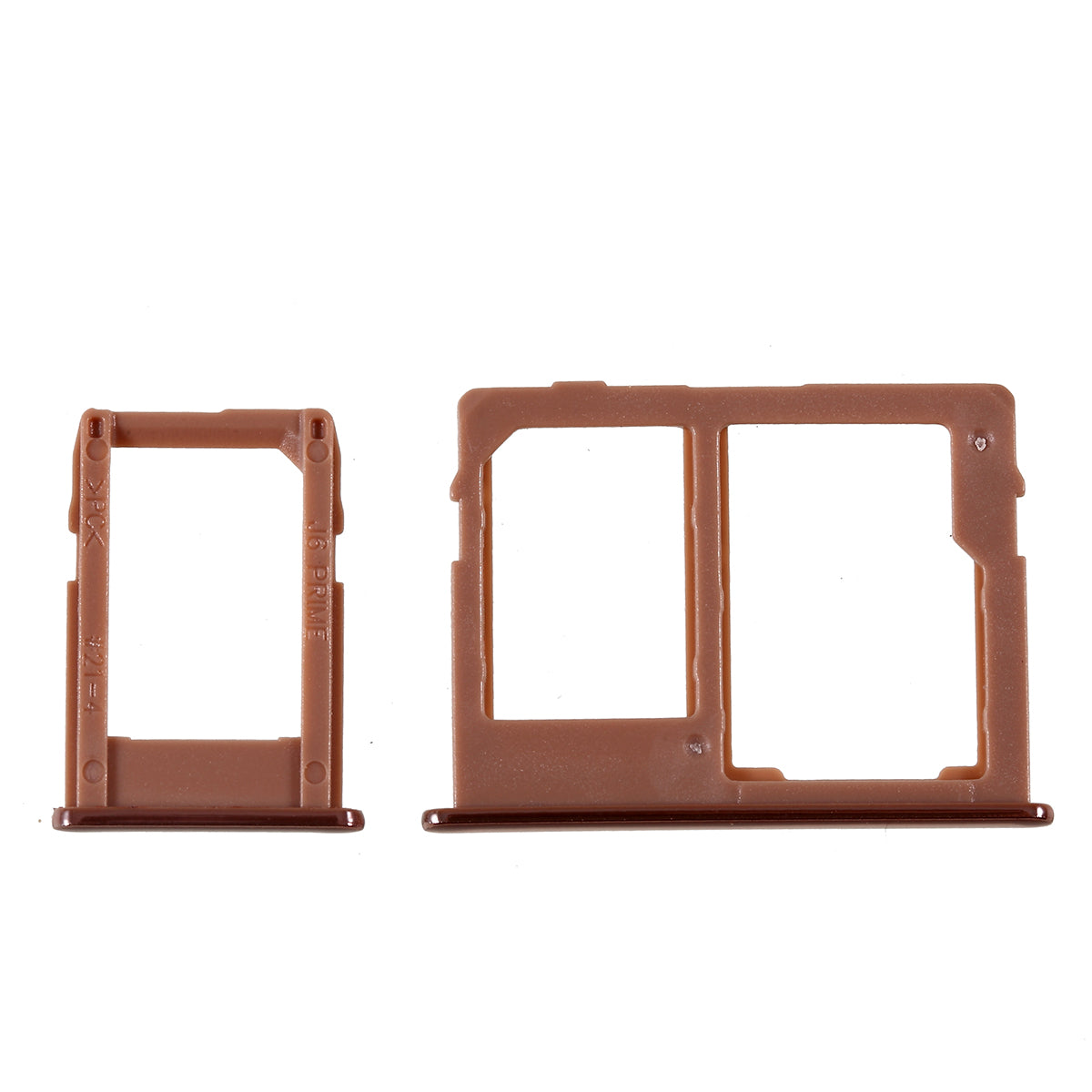 OEM SIM1 + SIM2/Micro SD Card Tray Slots Part for Samsung Galaxy J4 Plus / J6 Plus - Rose Gold