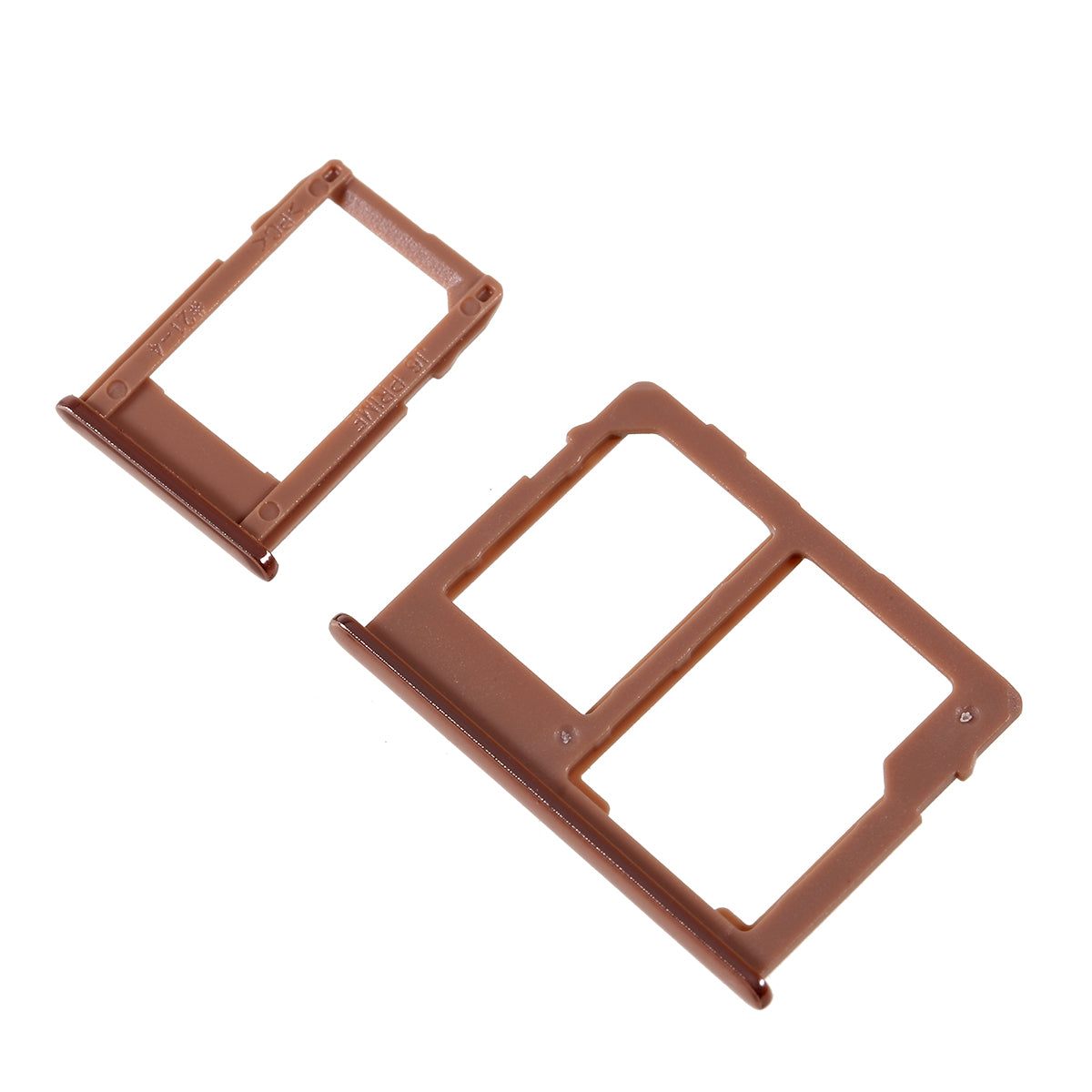 OEM SIM1 + SIM2/Micro SD Card Tray Slots Part for Samsung Galaxy J4 Plus / J6 Plus - Rose Gold