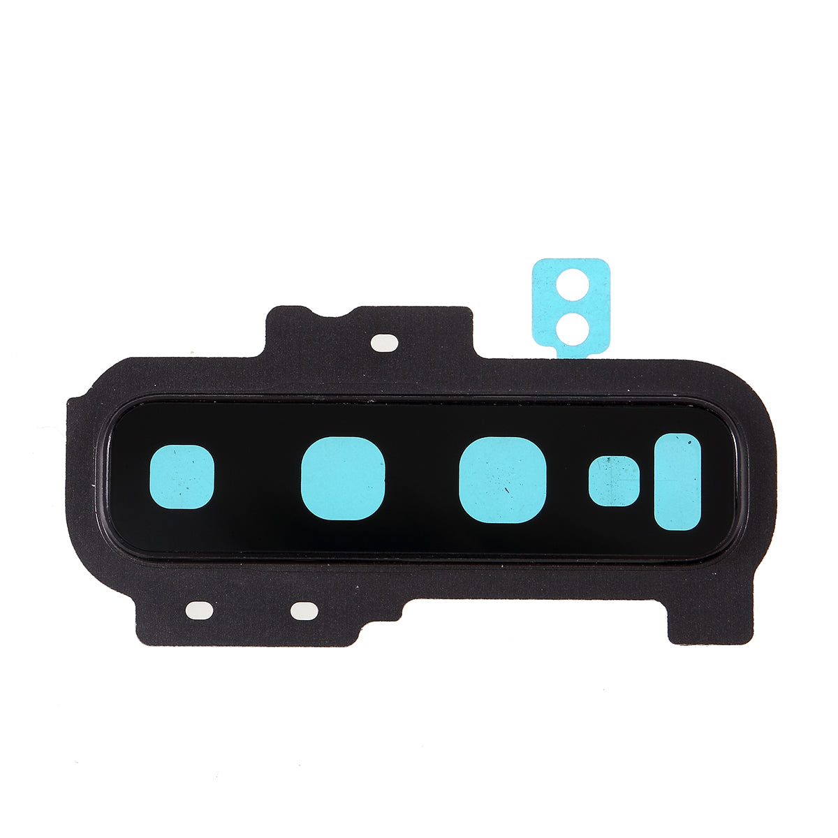 OEM Back Camera Lens Ring Cover with Glass Lens for Samsung Galaxy S10 Plus G975 - Black
