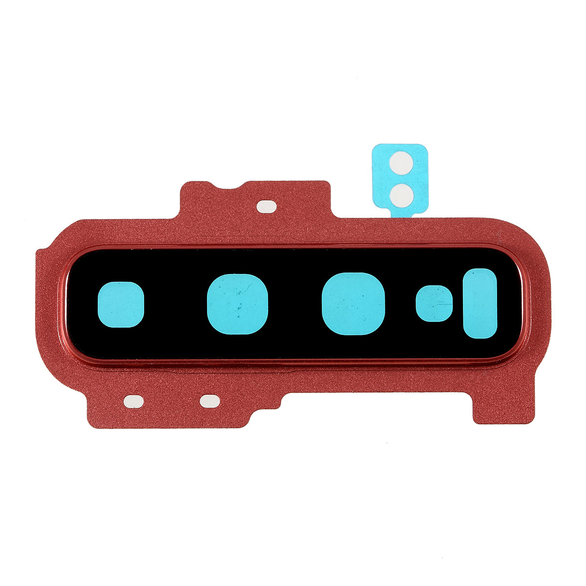 OEM Back Camera Lens Ring Cover with Glass Lens for Samsung Galaxy S10 Plus G975 - Red