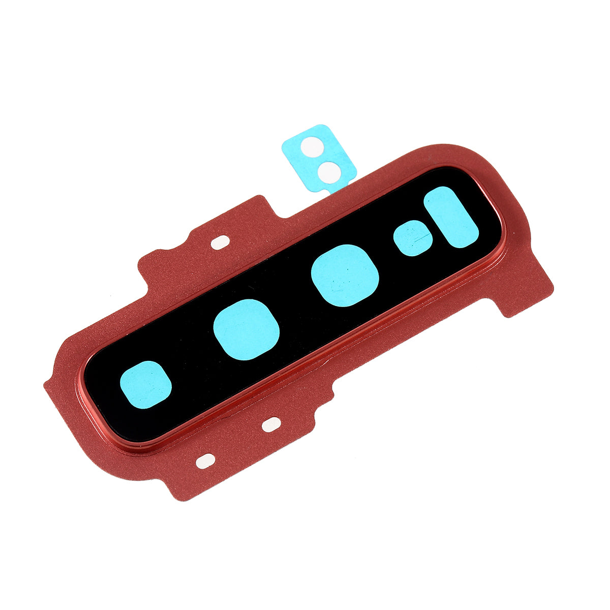 OEM Back Camera Lens Ring Cover with Glass Lens for Samsung Galaxy S10 Plus G975 - Red