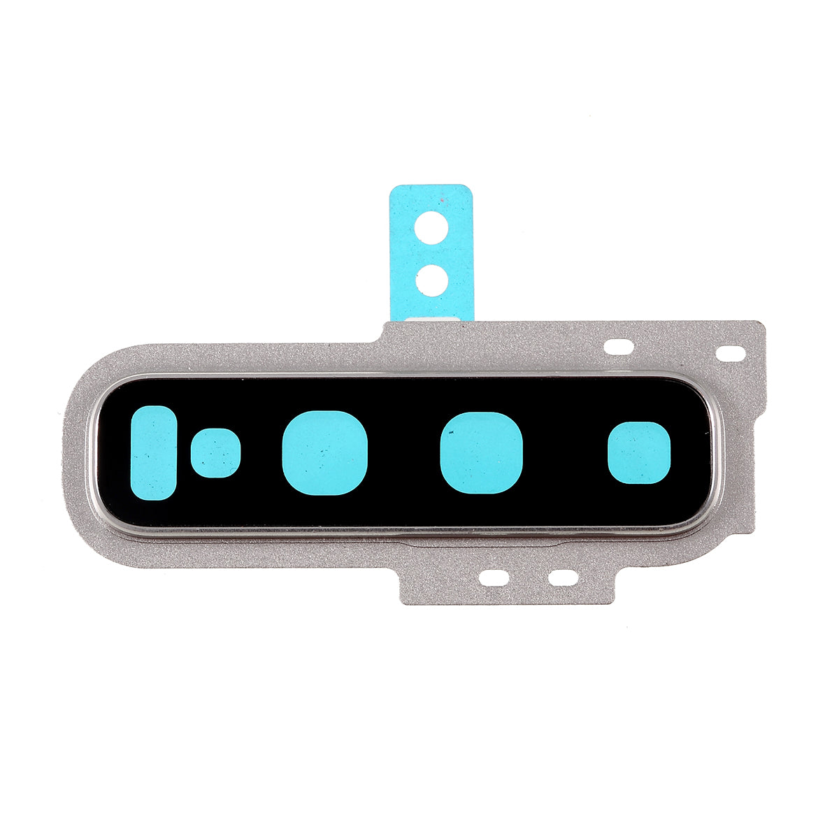 OEM Back Camera Lens Ring Cover with Glass Lens for Samsung Galaxy S10 G973 - Silver