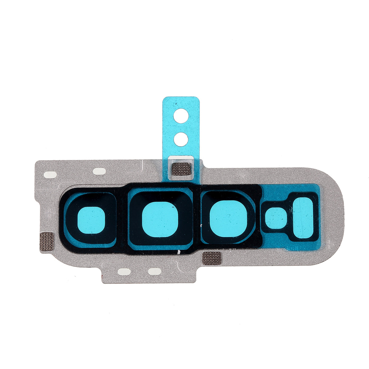 OEM Back Camera Lens Ring Cover with Glass Lens for Samsung Galaxy S10 G973 - Silver