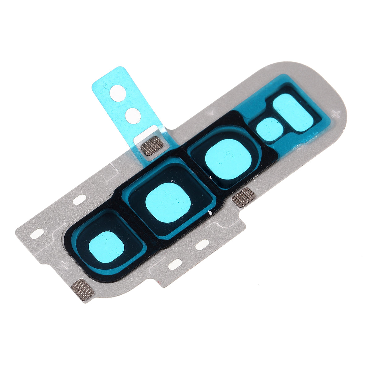 OEM Back Camera Lens Ring Cover with Glass Lens for Samsung Galaxy S10 G973 - Silver