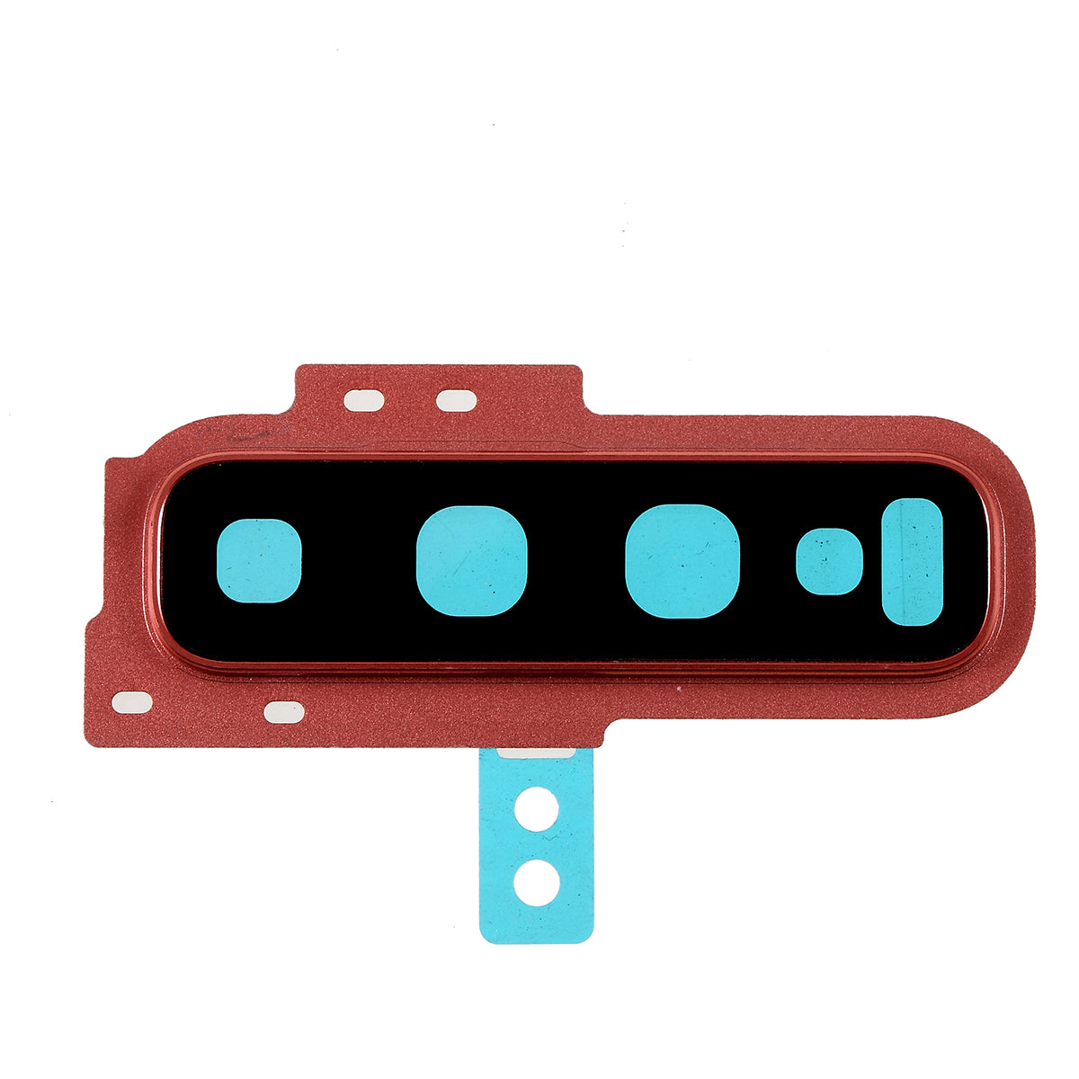 OEM Back Camera Lens Ring Cover with Glass Lens for Samsung Galaxy S10 G973 - Red