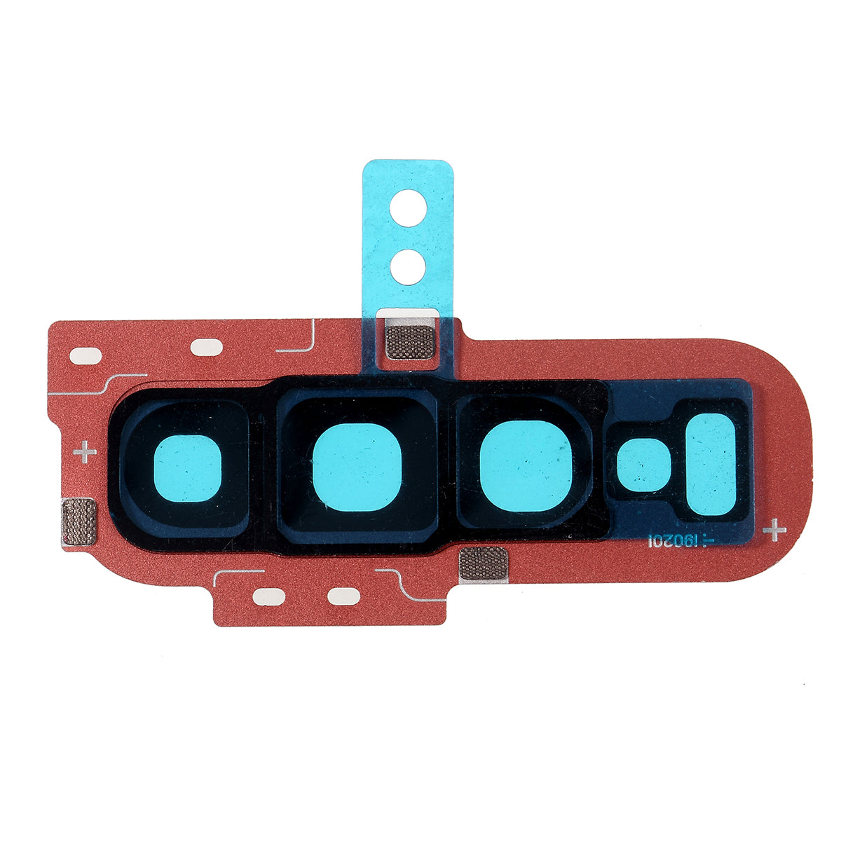 OEM Back Camera Lens Ring Cover with Glass Lens for Samsung Galaxy S10 G973 - Red