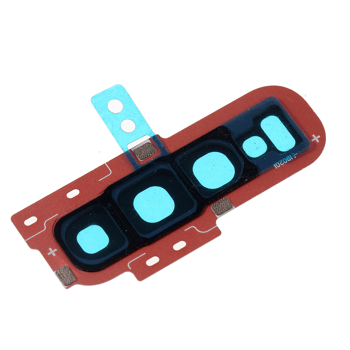 OEM Back Camera Lens Ring Cover with Glass Lens for Samsung Galaxy S10 G973 - Red