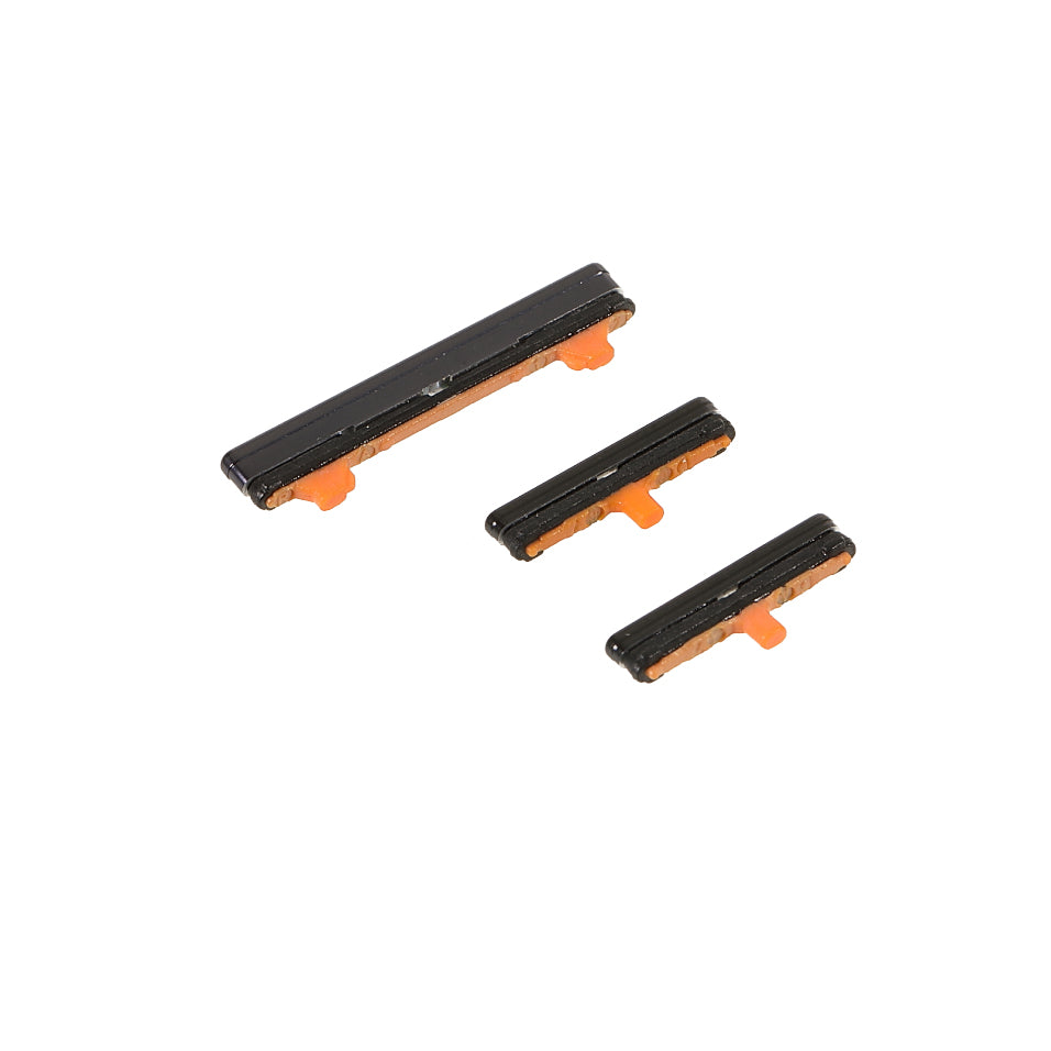 3Pcs/Pack OEM Side Buttons Set (without Logo) for Samsung Galaxy S9 G960/S9+ G965 - Black