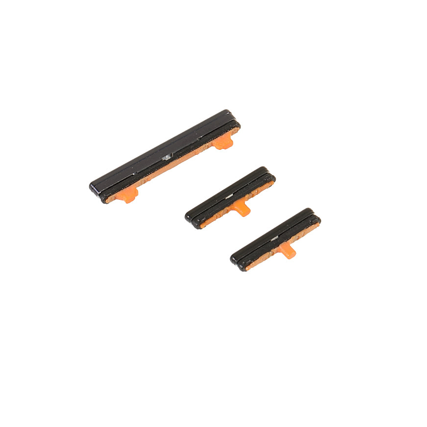 3Pcs/Pack OEM Side Buttons Set (without Logo) for Samsung Galaxy S9 G960/S9+ G965 - Black
