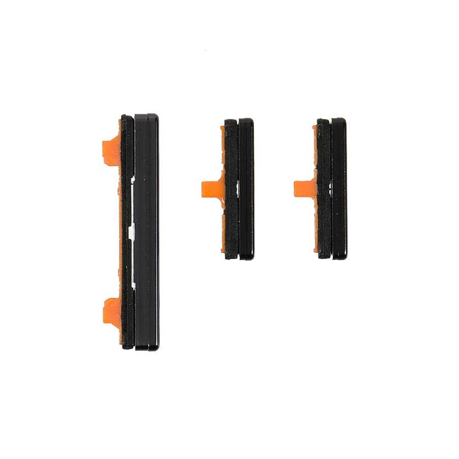 3Pcs/Pack OEM Side Buttons Set (without Logo) for Samsung Galaxy S9 G960/S9+ G965 - Black