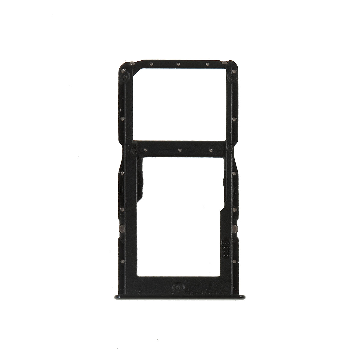 OEM Dual SIM Micro SD Card Tray Holder Replacement for Huawei P30 Lite / nova 4e / Huawei P30 Lite New Edition - Black