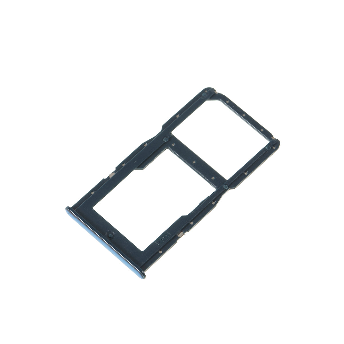 OEM Dual SIM Micro SD Card Tray Holder Replacement for Huawei P30 Lite / nova 4e / Huawei P30 Lite New Edition - Blue
